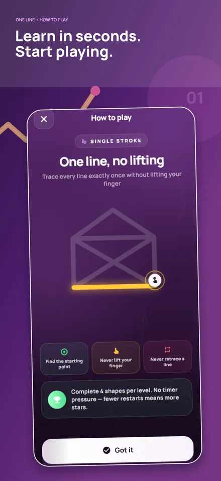 Learn in seconds. Start playing.